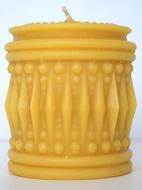 3 1/5" x 4" 14.6 oz. of beeswax